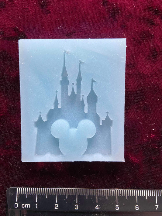 Disney Magic Kingdom Castle Silicone Mould Mold Cartoon Shiny Flexible Resin Soap Polymer Clay