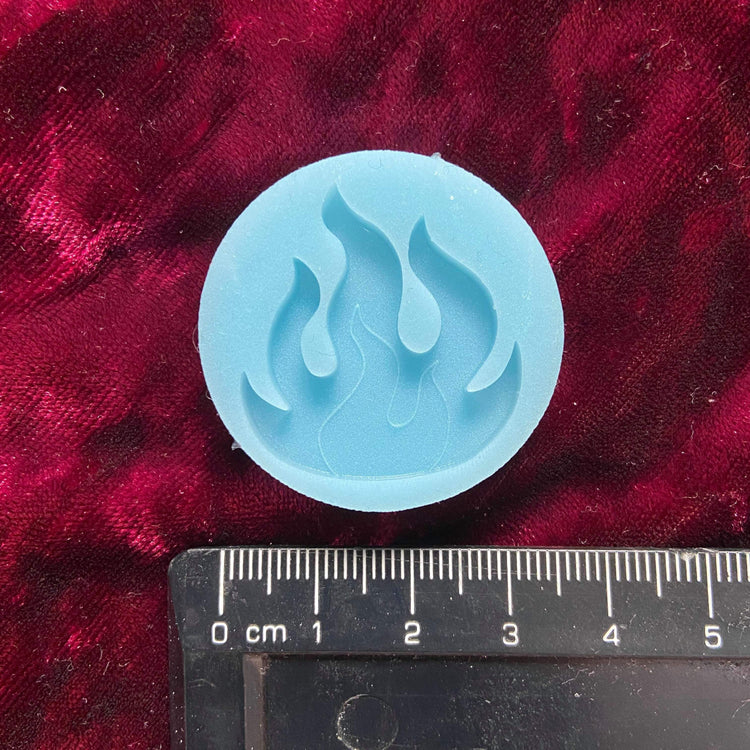 Fire Silicone Mould Keyring Mold Cartoon Shiny Flexible Resin Soap Polymer Clay