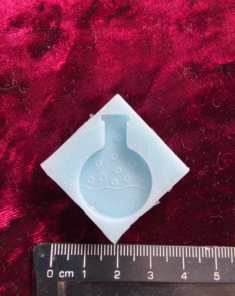 Potion Bottle Silicone Mould Pendant Witch Mold Cartoon Shiny Flexible Resin Soap Polymer Clay