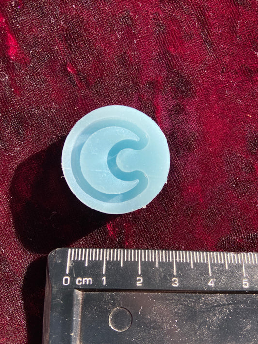 Moon Outline Silicone Mould Crescent Moon Mold Cartoon Shiny Flexible Resin Soap Polymer Clay