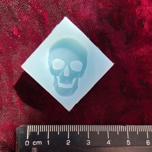 Skull Silicone Mould Witch Mold Cartoon Shiny Flexible Resin Soap Polymer Clay